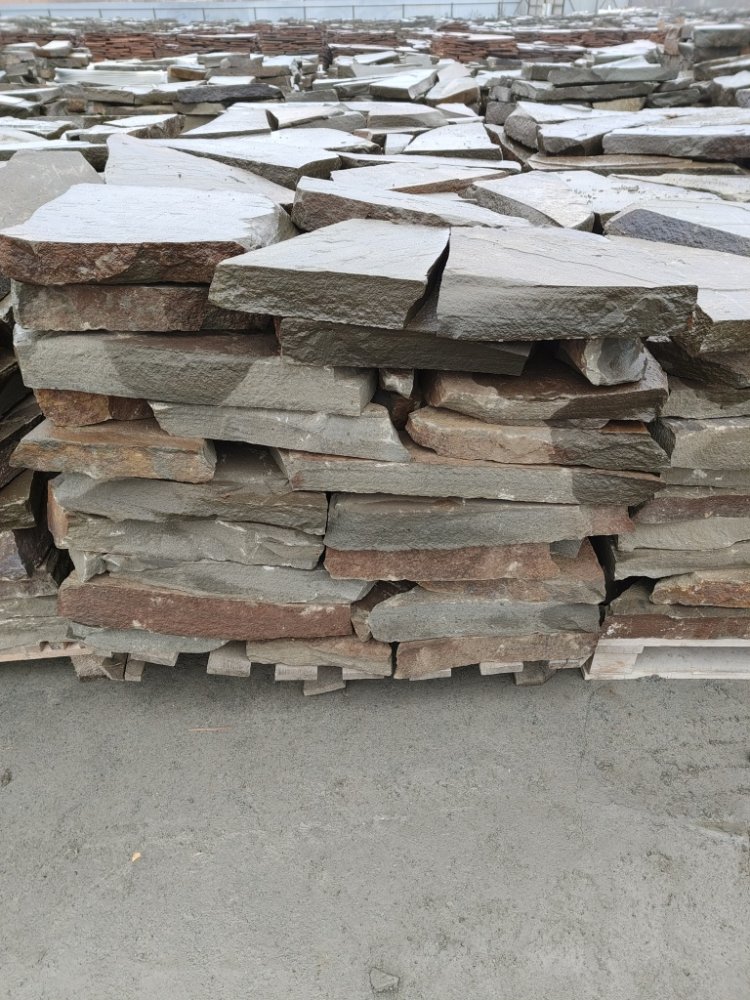 Плитняк песчаник серо-зелёный для мощения 60-65 мм купить в Долгопрудном