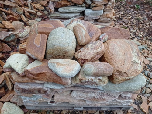 Златолит жёлтый, жёлто-зелёный глыбки и валуны для ланшафтного дизайна купить в Долгопрудном