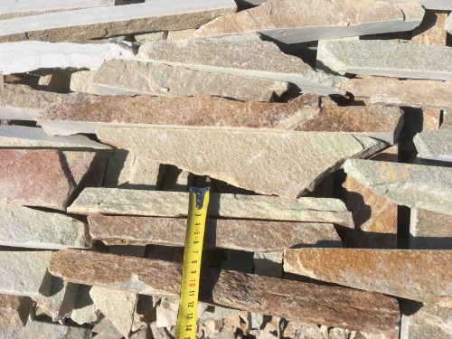 Горбушка златолит золотистый для облицовки купить в Долгопрудном