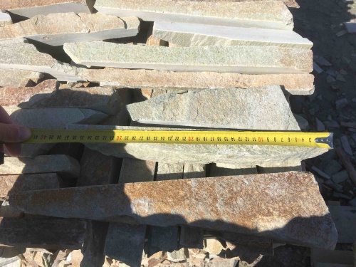 Горбушка златолит золотистый для облицовки купить в Долгопрудном