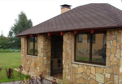 Плитняк златолит жёлтый для фасада 1,5-3 см купить в Долгопрудном