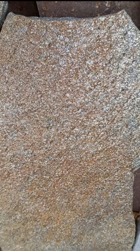 Плитняк златолит серебристый для цоколя, отмостки купить в Долгопрудном