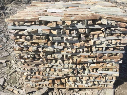 Горбушка златолит золотистый для облицовки купить в Долгопрудном