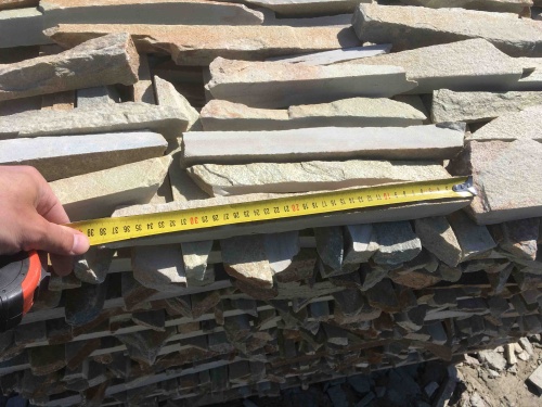 Горбушка златолит золотистый для облицовки купить в Долгопрудном