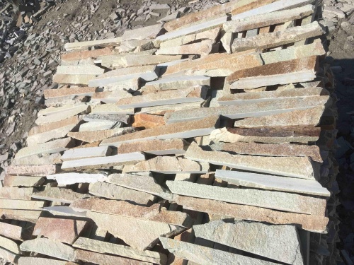 Горбушка златолит золотистый для облицовки купить в Долгопрудном