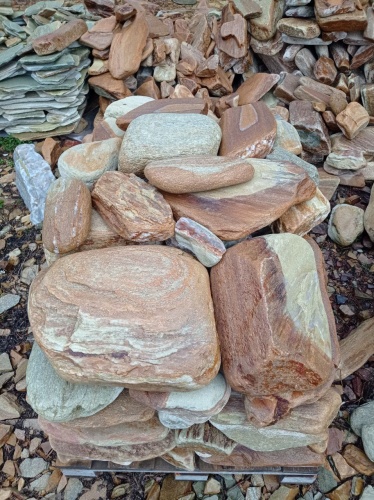 Златолит жёлтый, жёлто-зелёный глыбки и валуны для ланшафтного дизайна купить в Долгопрудном